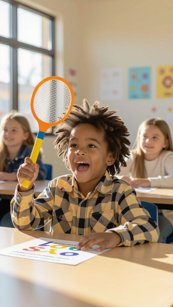 sight word swatter reaction game