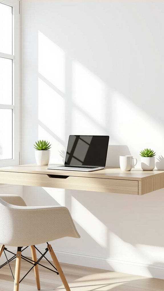 space saving floating desk benefits