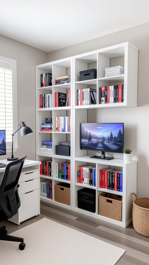 stylish and organized storage