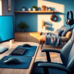 stylish calming gaming spaces