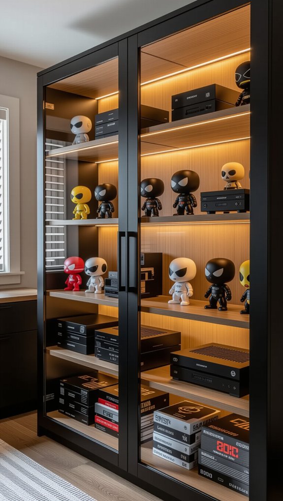 stylish storage for collectibles