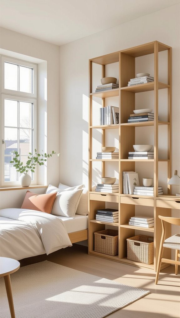 stylish storage space divider