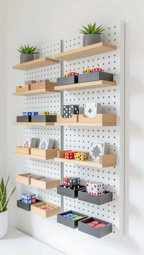 stylish vertical game storage