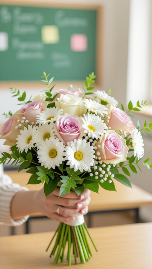 teacher appreciation flower bouquet