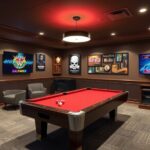 themed basement game rooms
