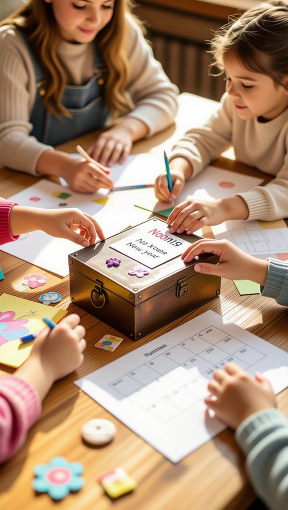 time capsule goal setting project