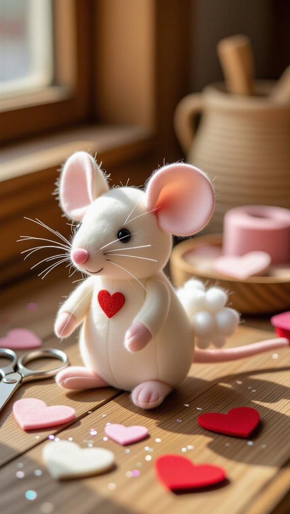 valentine mouse craft activity