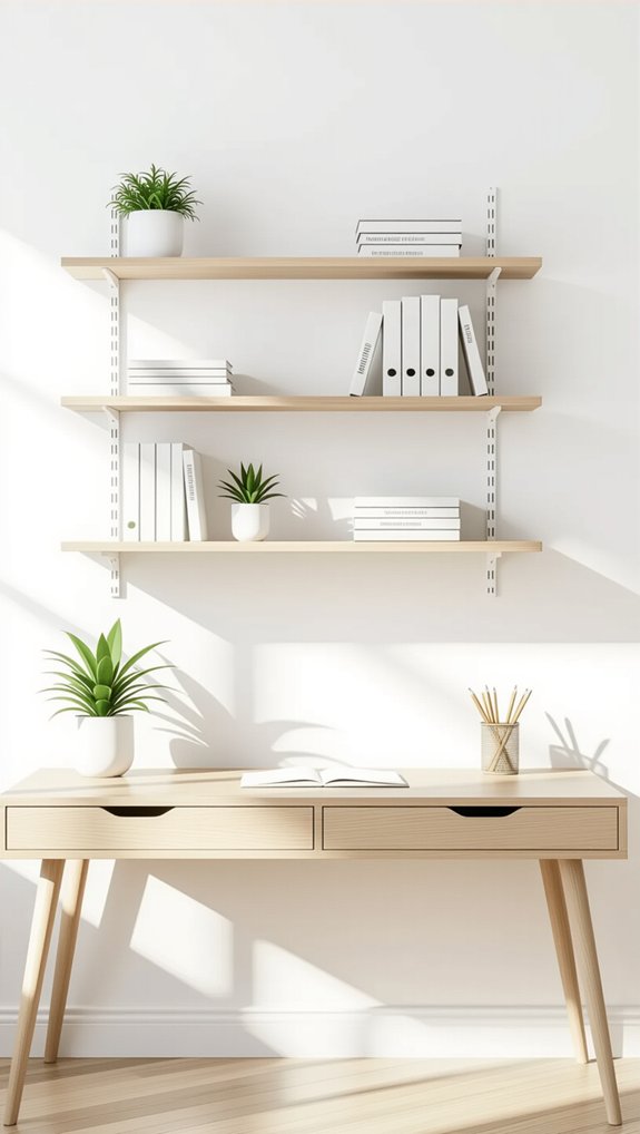 vertical storage for organization