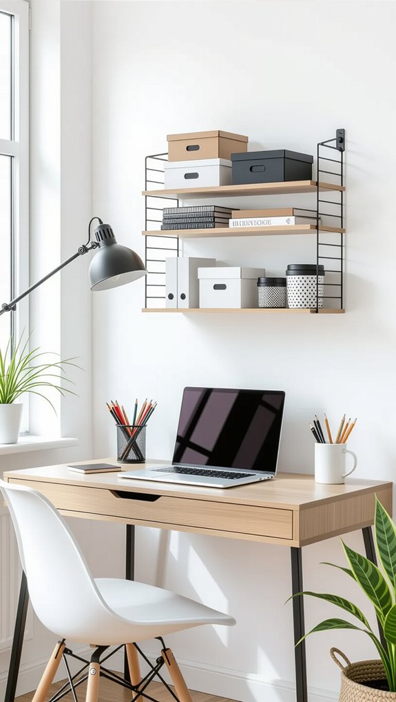 vertical storage for organization