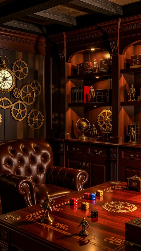 victorian steampunk gaming decor