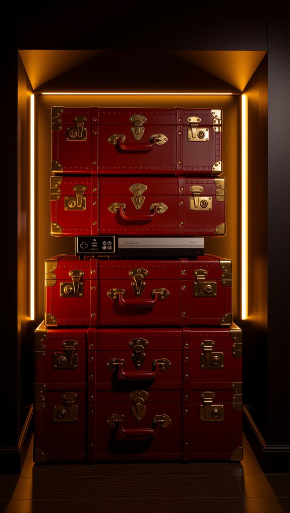 vintage trunks for storage