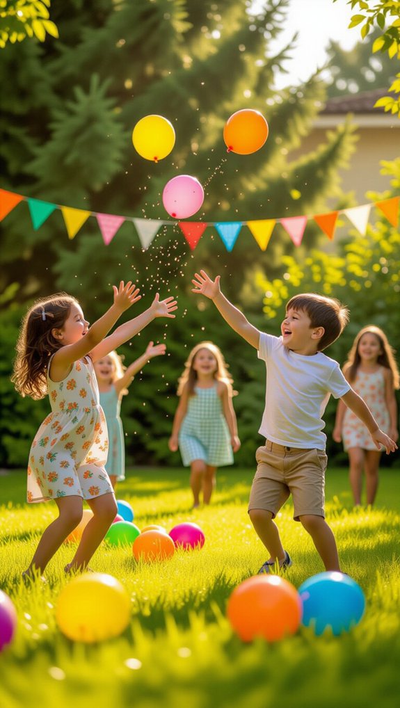 water balloon toss game