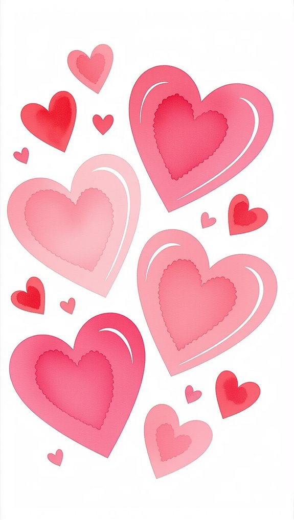 wax resist heart art