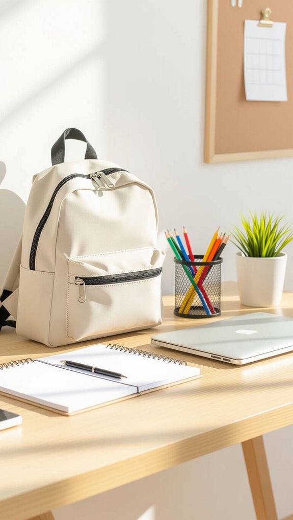 weekly backpack decluttering routine