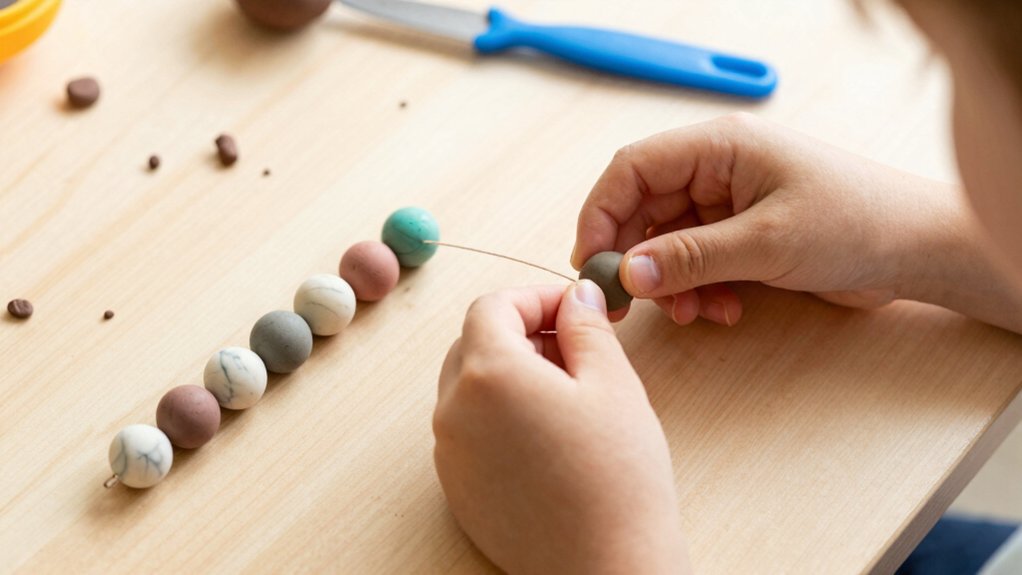 rolling stringing crafting sharing