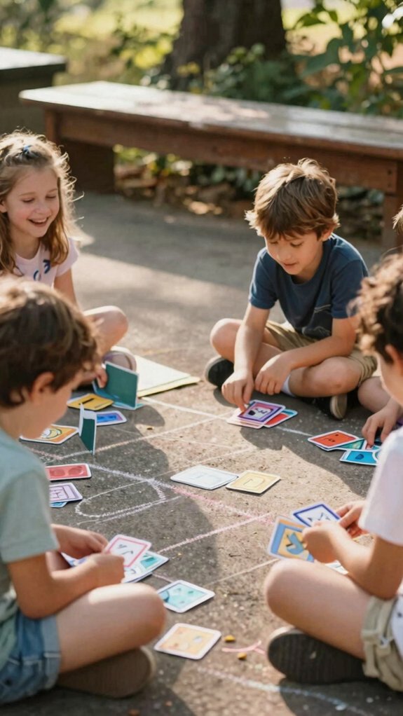 active group games together