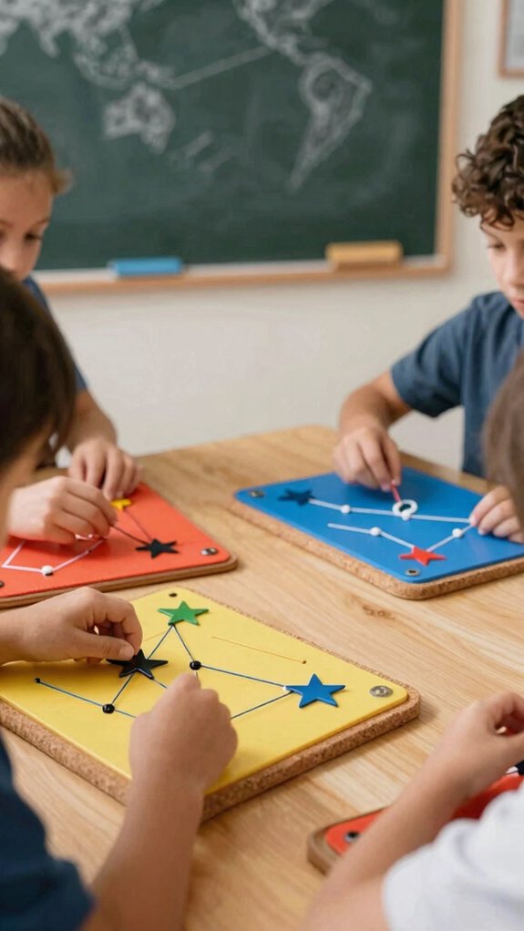 geoboard constellation rubber band guide