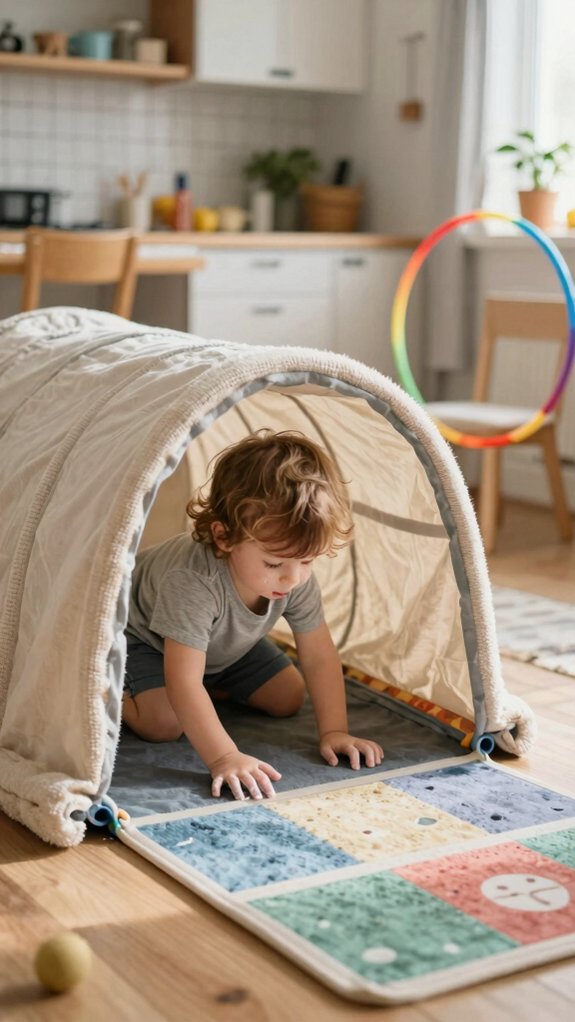 indoor obstacle course with timers