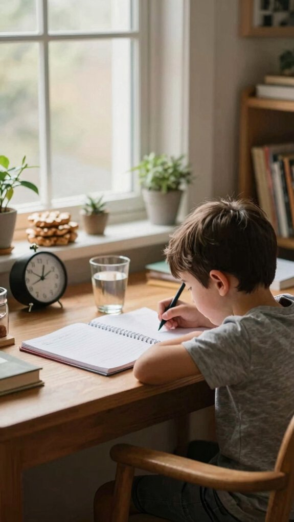 steady sleep meals homework