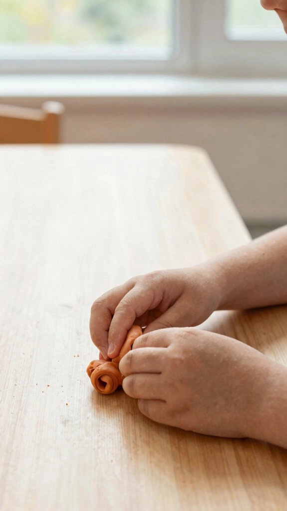 build grip strength with playdough
