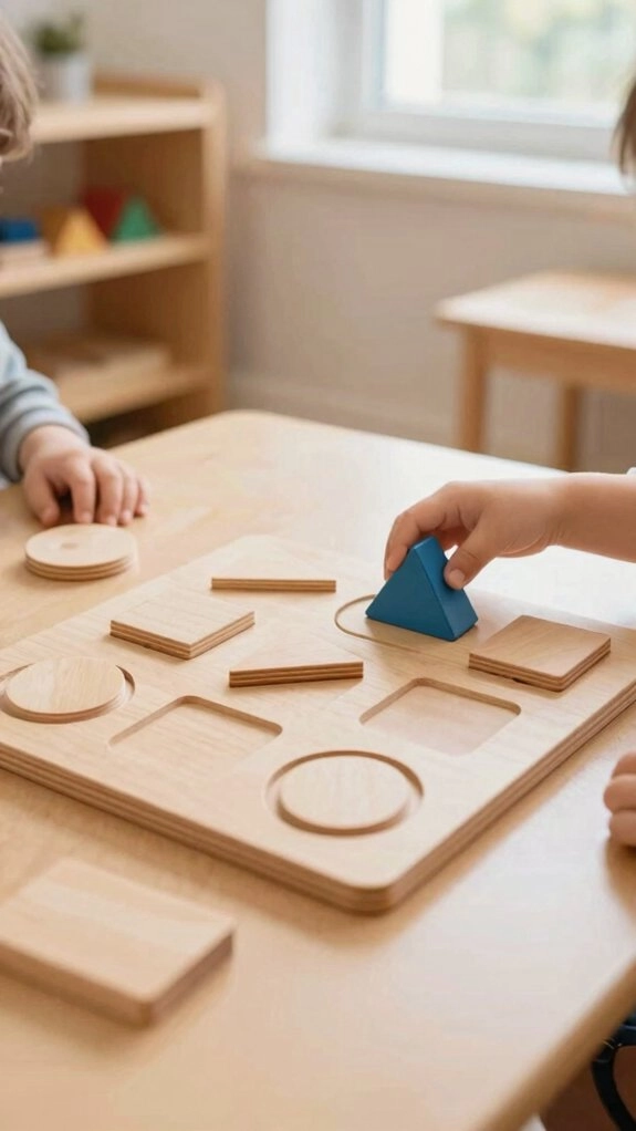 cardboard shape sorter hunt