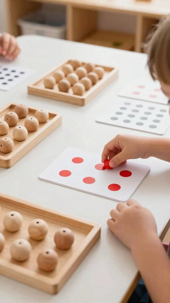 match numbers to objects