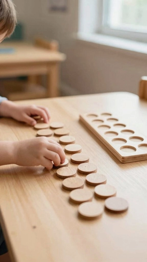 number cards count treasures hunt numerals