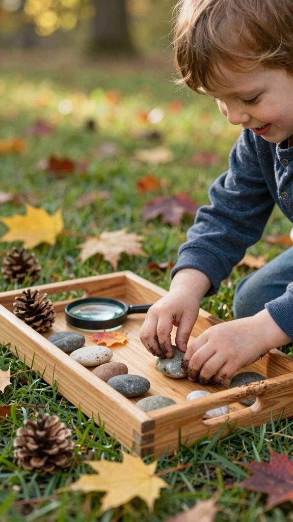outdoor sensory nature scavenger