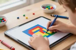 pixel color learning activities