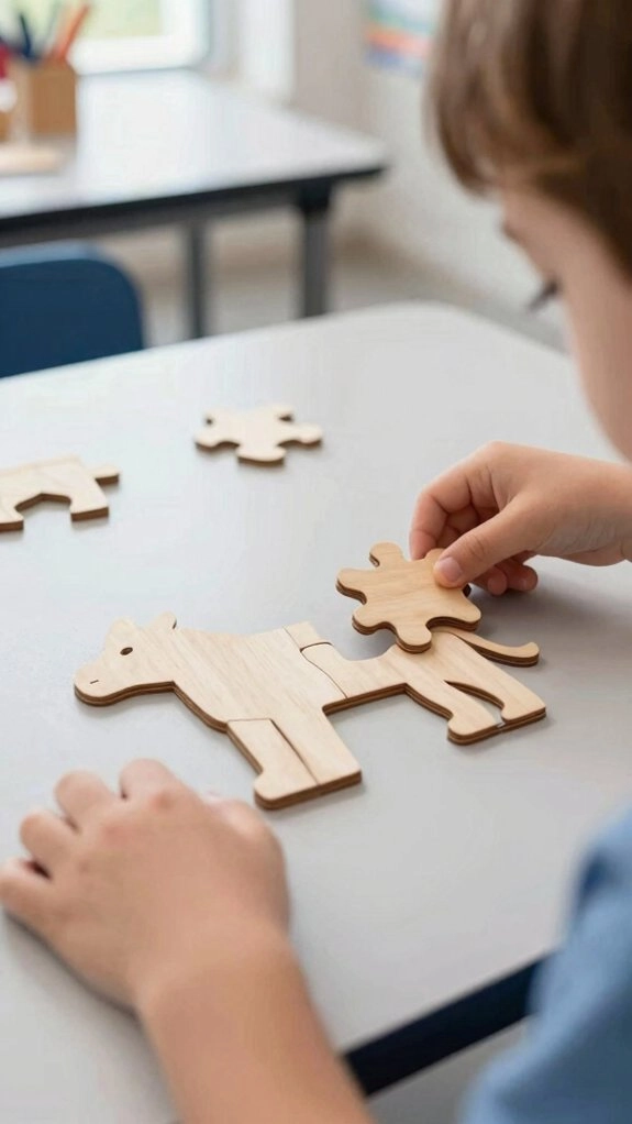 predict missing parts visual skills