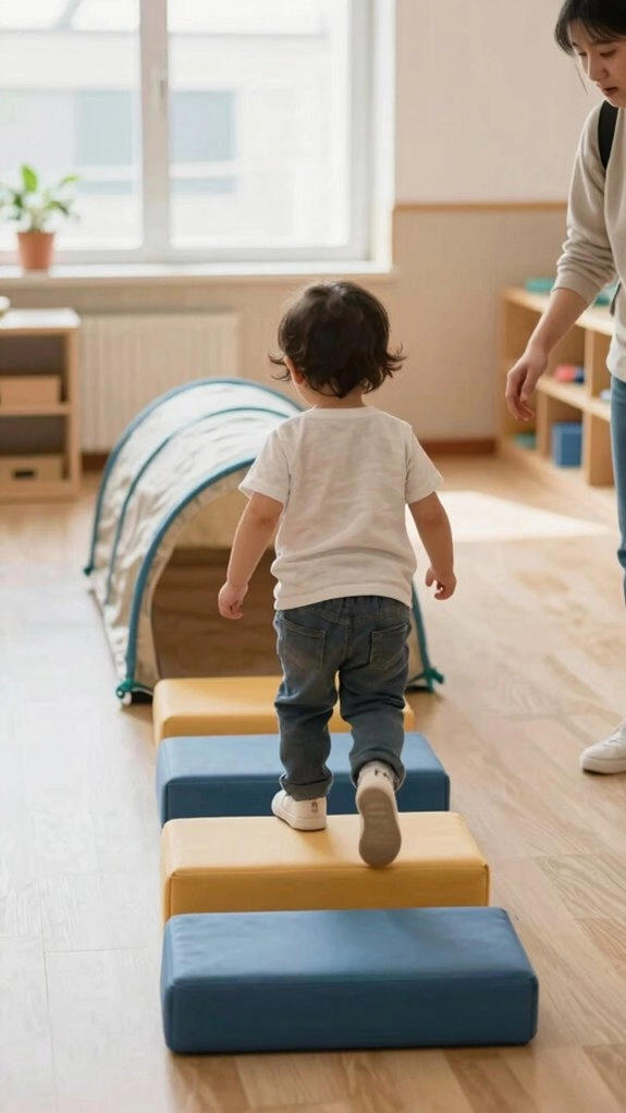 preschoolers simple obstacle course