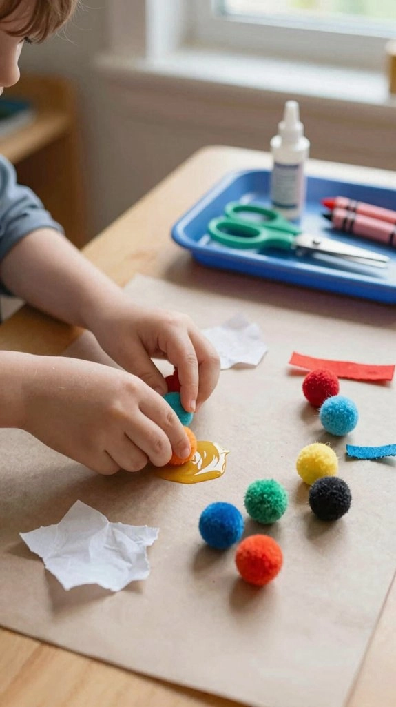 tear glue and pinch art