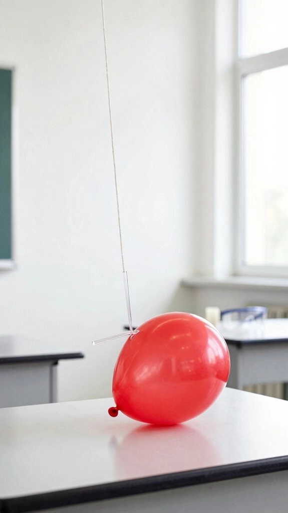 balloon rocket newton s third law