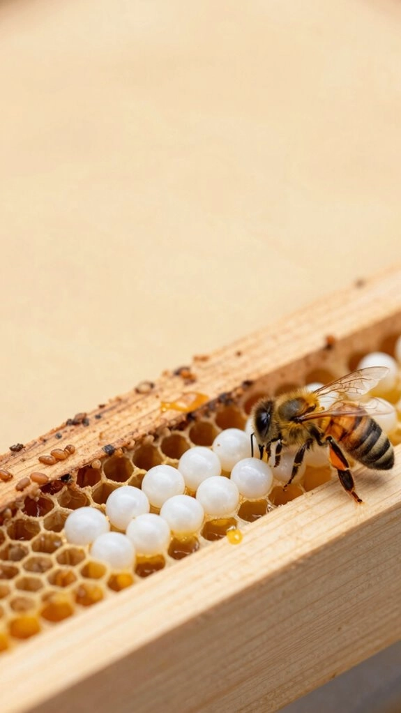 bee complete metamorphosis stages
