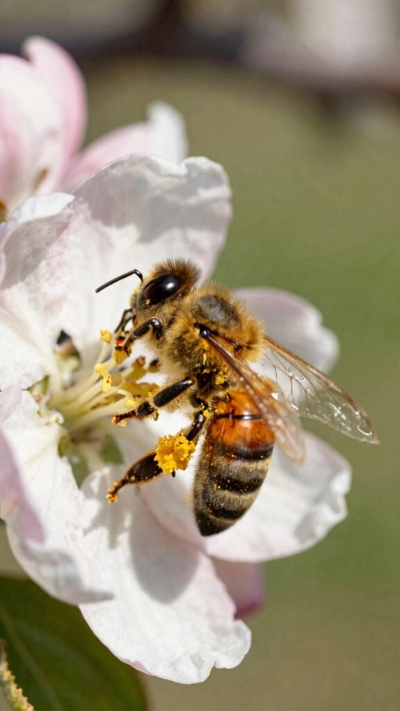 bee nectar transfer tracking activity