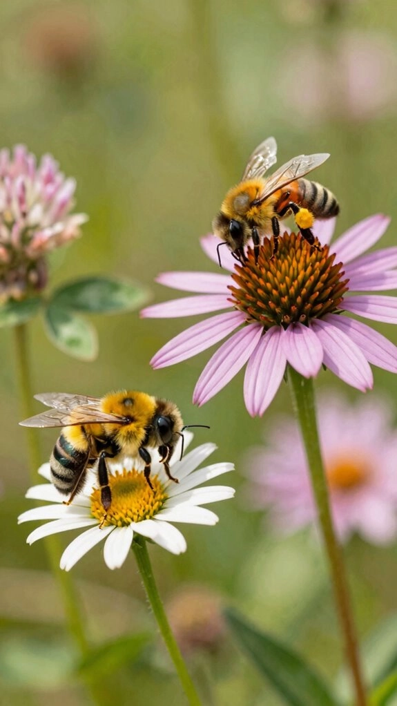 bumblebees forage cool cloudy days