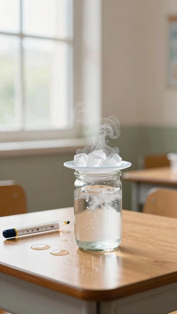 cloud in a jar experiment