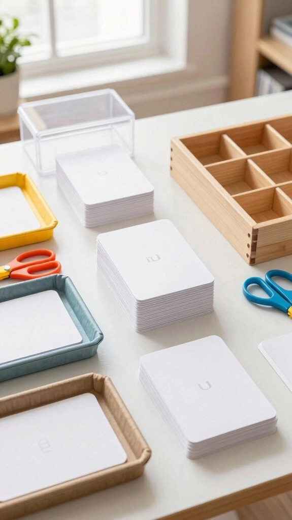 colorful alphabet storage system