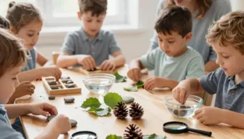 curious preschool science learning