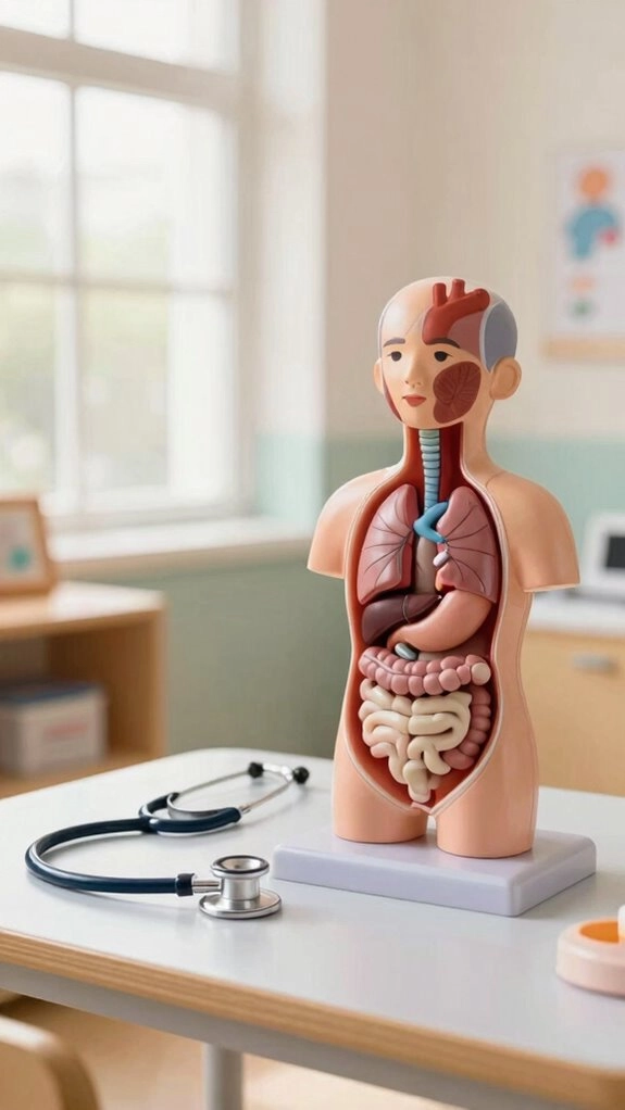 explore body care with toys