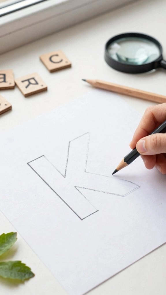 hand eye letter tracing practice