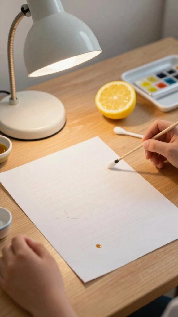 lemon ink spy message