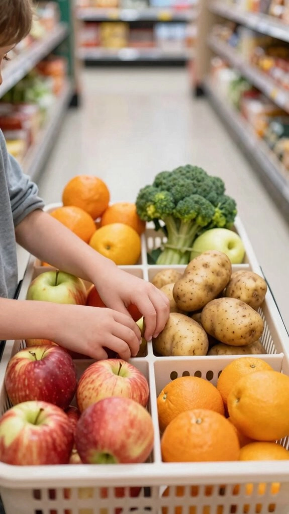 math games during grocery shopping