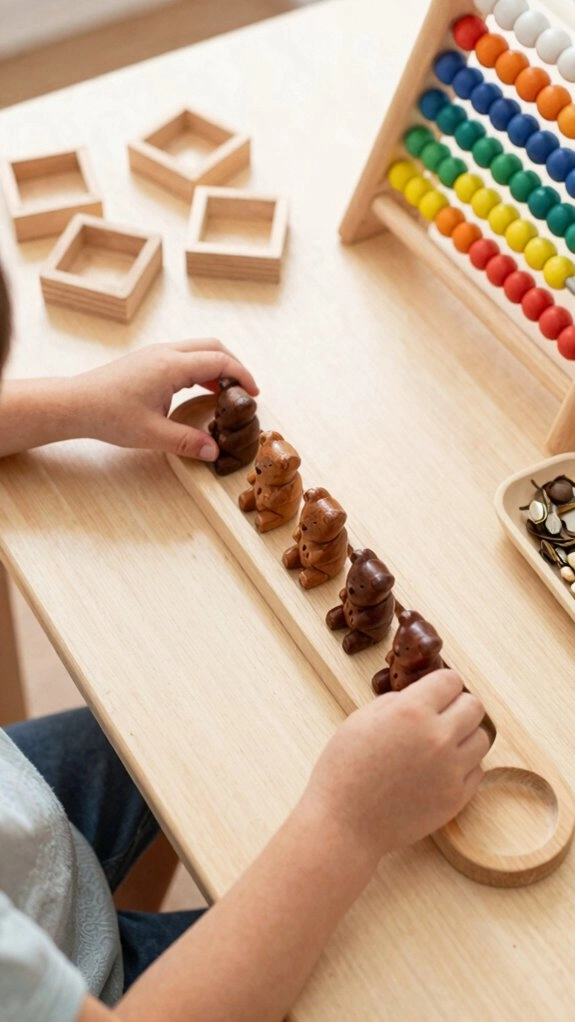math play with number mats