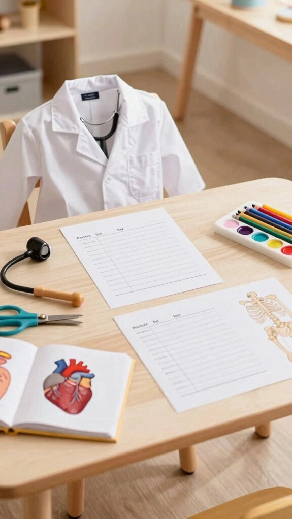 pretend clinic writing centers