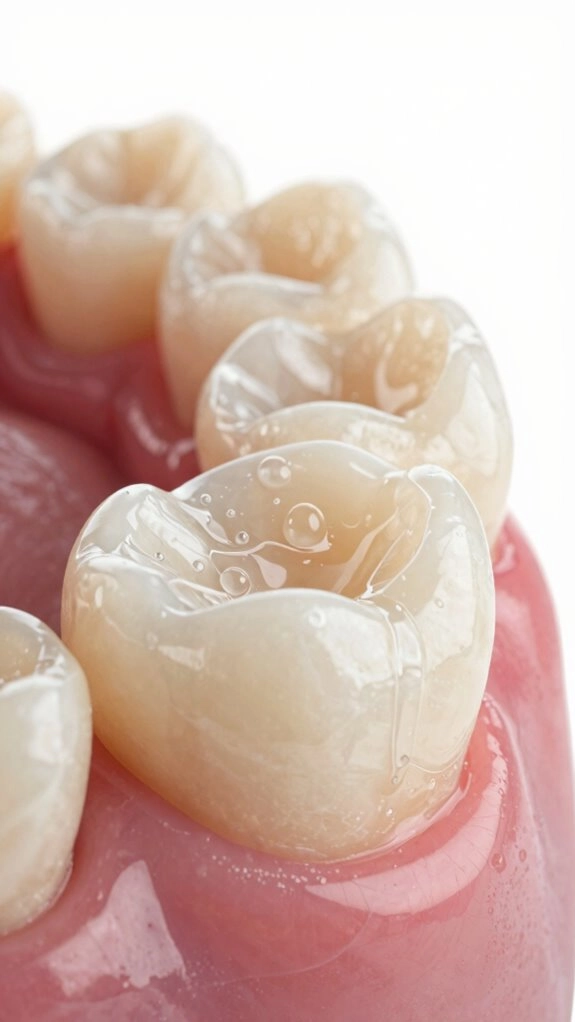 saliva buffers enamel acids