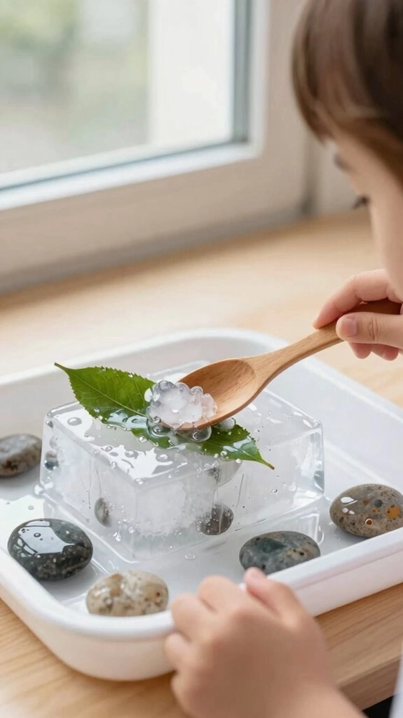 salted ice treasure hunt
