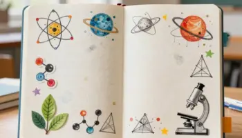 science notebook front page
