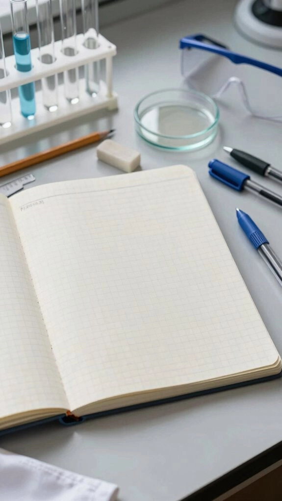 science notebook setup checklist