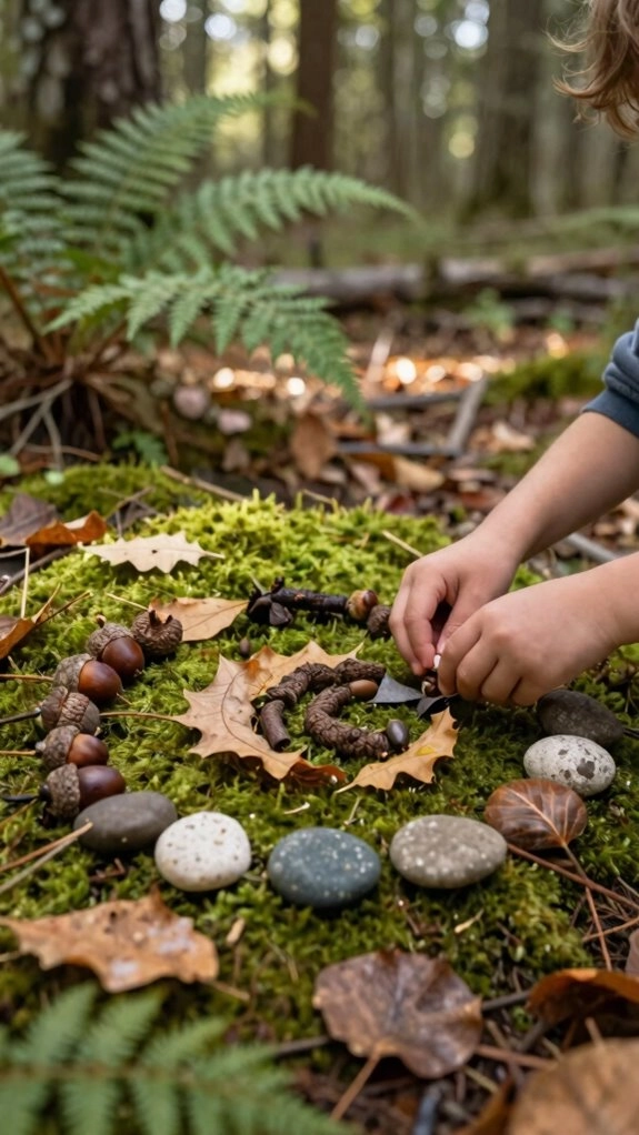 sensory nature creativity moments
